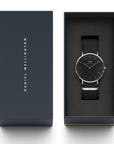 Daniel Wellington Classic 40 Cornwall Silver & Black Watch