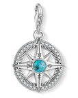 Thomas Sabo Charm pendant "compass turquoise"