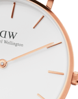 Daniel Wellington Petite 32 Bondi Rose Gold & White Watch