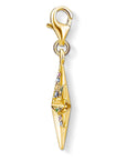 Thomas Sabo Charm Pendant Colourful Star, Gold