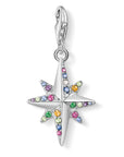 Thomas Sabo Charm Pendant Colourful Star, Silver