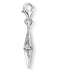 Thomas Sabo Charm Pendant Colourful Star, Silver