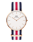 Daniel Wellington Classic 40 Canterbury Rose Gold & White Watch