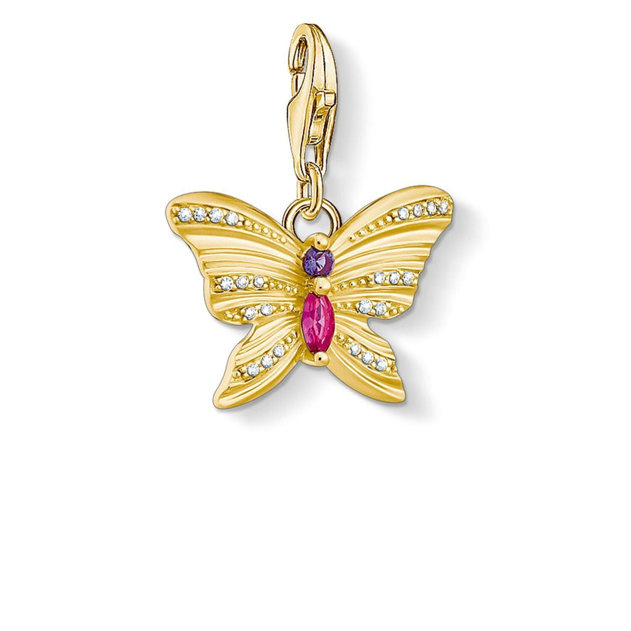 Thomas Sabo Charm Pendant Butterfly Gold