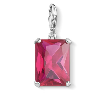 Thomas Sabo Charm Pendant Large Hot Pink Stone