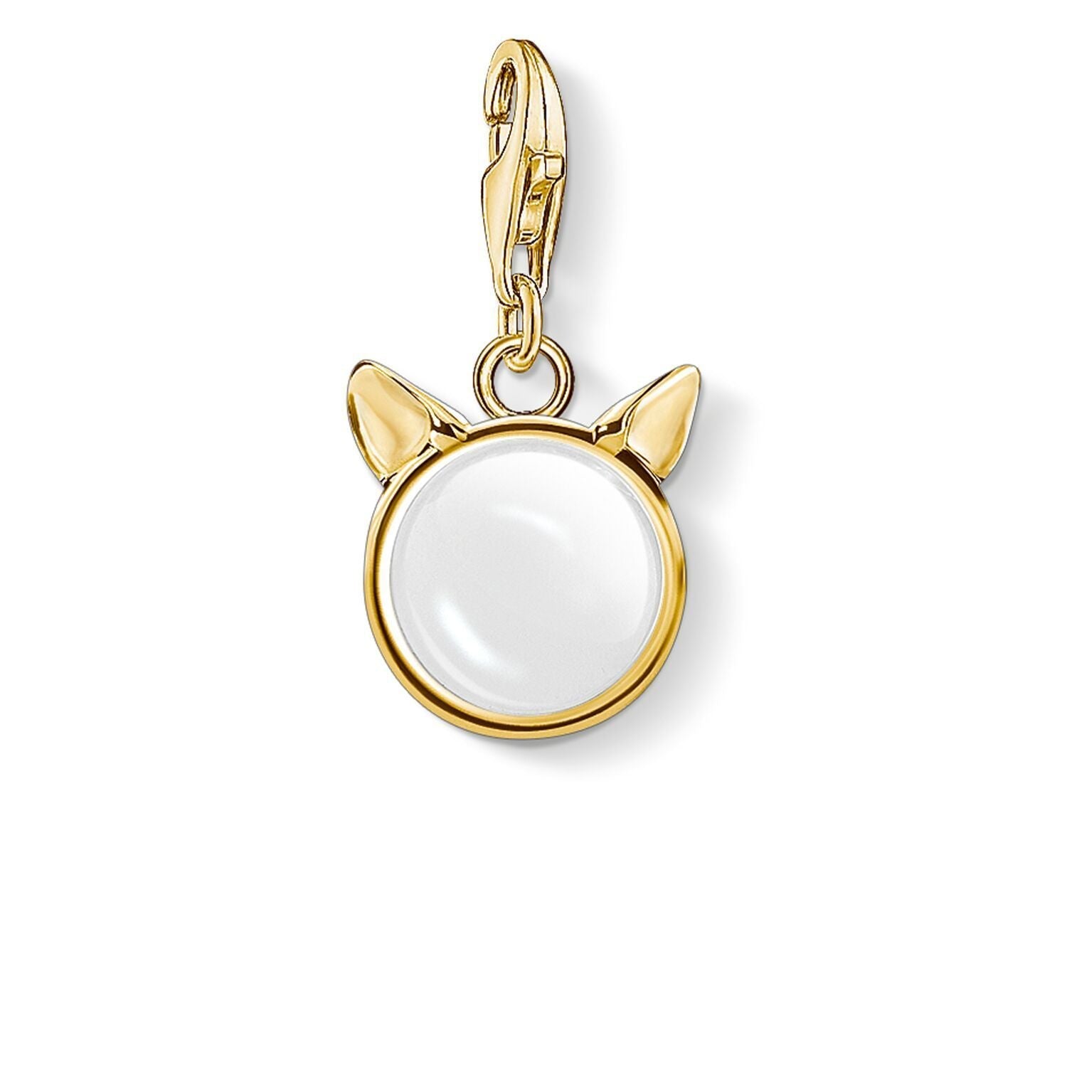 Thomas Sabo Charm Pendant Cat&#39;s Ears, Gold