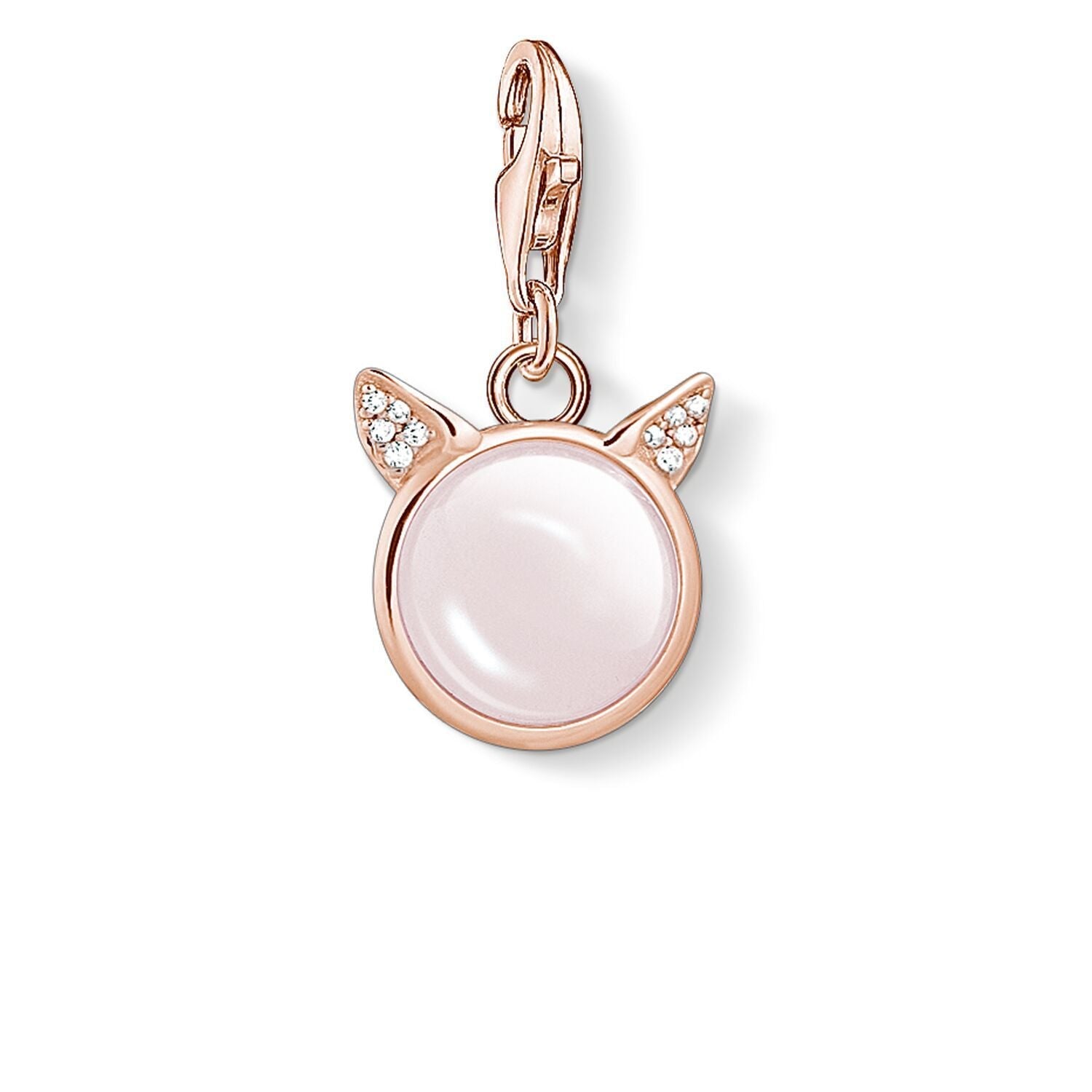 Thomas Sabo Charm Pendant Cat&#39;s Ears Rose Gold