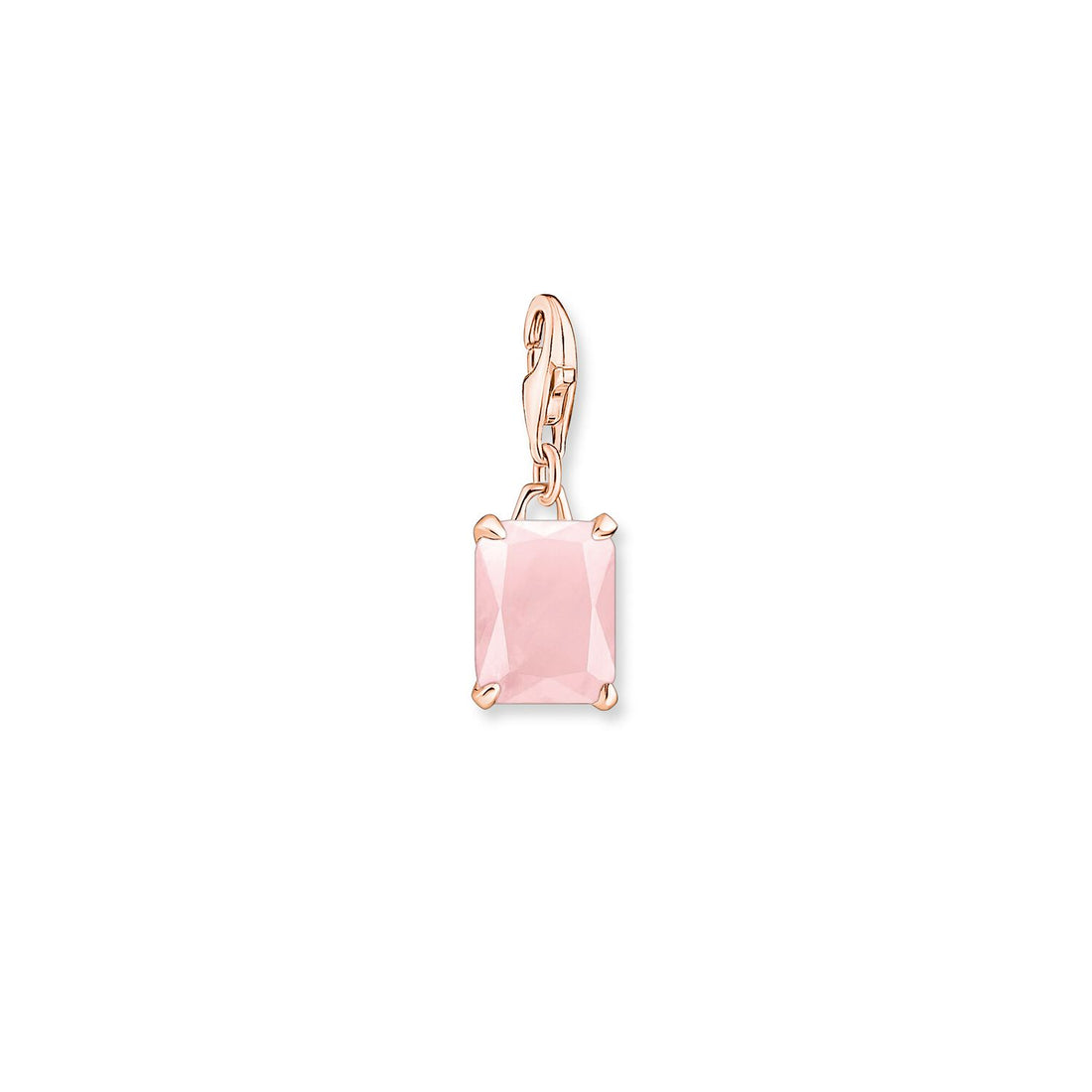 Thomas Sabo Charm Pendant Pink Stone Rose Gold