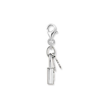 Thomas Sabo Charm Pendant Lock With Key Silver