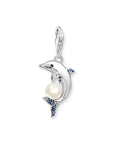 Thomas Sabo Charm pendant dolphin with pearl silver