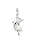 Thomas Sabo Charm pendant dolphin with pearl silver