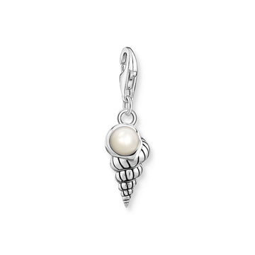 Thomas Sabo Charm pendant shell with pearl silver