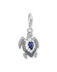 Thomas Sabo Charm pendant turtle with blue stones