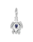 Thomas Sabo Charm pendant turtle with blue stones