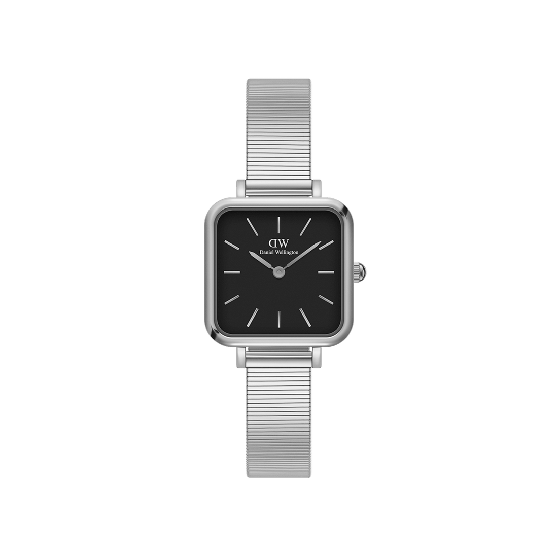 Daniel Wellington Quadro Studio 22x22 Silver & Black Watch