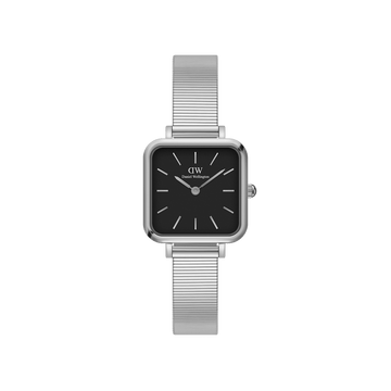 Daniel Wellington Quadro Studio 22x22 Silver & Black Watch