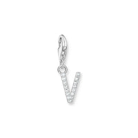 THOMAS SABO Charm Pendant Letter V Silver