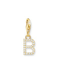 THOMAS SABO Charm Pendant Letter B Gold Plated