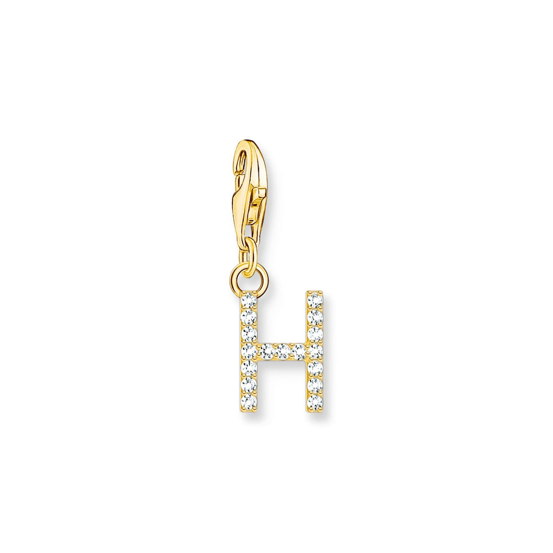 THOMAS SABO Charm Pendant Letter H Gold Plated