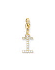 THOMAS SABO Charm Pendant Letter I Gold Plated