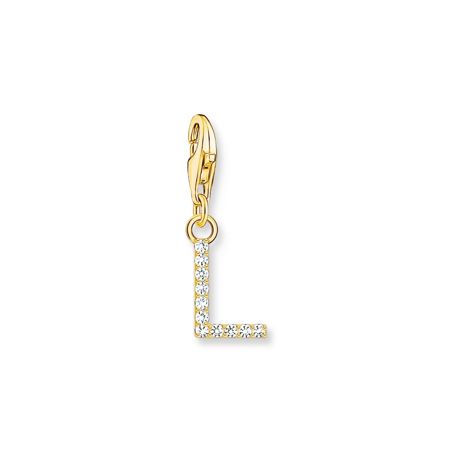 THOMAS SABO Charm Pendant Letter L Gold Plated