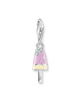 THOMAS SABO Charm Pendant Popsicle with White Stones Silver