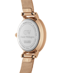 Daniel Wellington Petite 24 Pressed Melrose Rose Gold & Black Watch