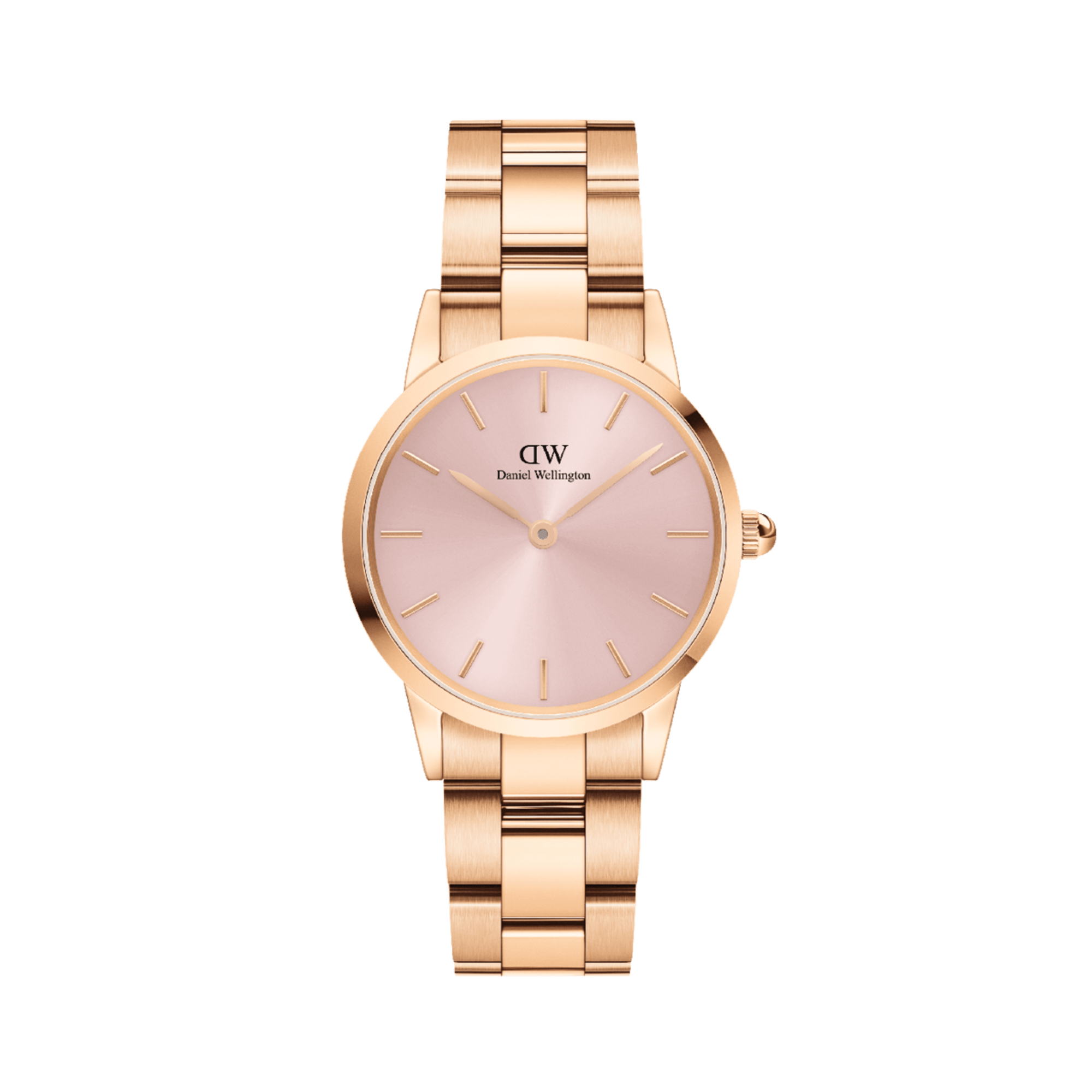 Daniel Wellington Iconic Link 32 Rose Gold &amp; Light Pink Watch