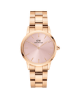 Daniel Wellington Iconic Link 32 Rose Gold & Light Pink Watch