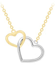 9CT LENNON HEART NECKLACE