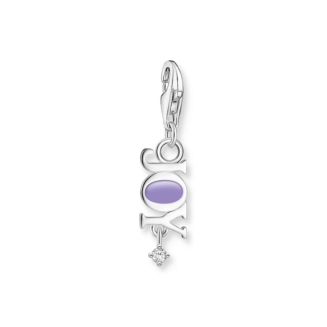 THOMAS SABO Charm Pendant Joy with Stone Silver