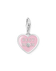 THOMAS SABO Charm Pendant Heart with Best Mom Silver