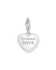 THOMAS SABO Charm Pendant Heart with Best Mom Silver