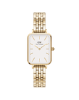 Daniel Wellington Quadro 20x26 5-Link Gold & White Watch