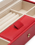 Wolf Palermo Safe Deposit Box Red