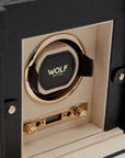 Wolf Palermo Single Watch Winder Black