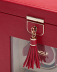 Wolf Palermo Single Watch Winder Red