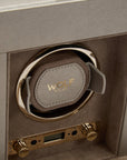 Wolf Palermo Single Watch Winder Pewter