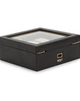 Wolf Palermo 6 Pc Watch Box Black Anthracite