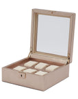 Wolf Palermo 6 Pc Watch Box  Rose Gold