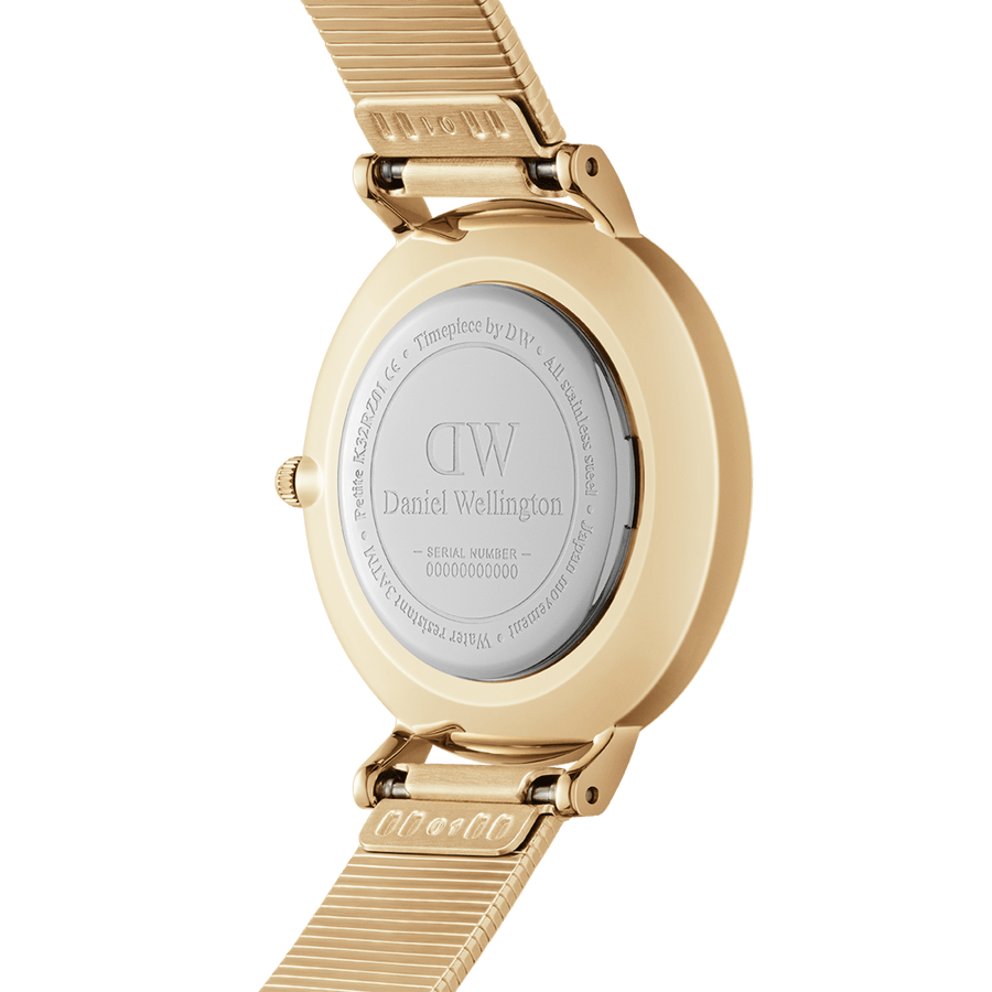 Daniel Wellington Petite 28 Lumine Gold Mother of Pearl White Watch