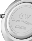 Daniel Wellington Petite 32 Bristol Silver & Black Watch