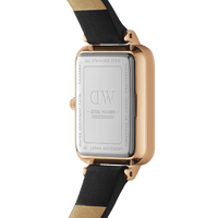 Daniel Wellington Quadro 20X26 Pressed Sheffield Rose Gold & Green Watch