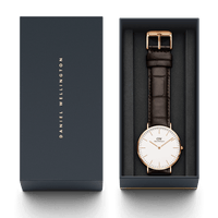 Daniel Wellington Classic 40 York Rose Gold & White Watch