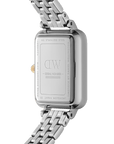 Daniel Wellington Quadro Lumine 20x26 5-Link Gold & Silver White Watch