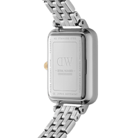 Daniel Wellington Quadro Lumine 20x26 5-Link Gold & Silver White Watch