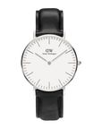 Daniel Wellington Classic 40 Sheffield Silver & White Watch