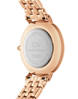 Daniel Wellington Petite Lumine 28 5-Link Rose Gold & Mother of Pearl Pink Watch