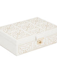 Wolf Marrakesh Flat Jewellery Box Cream