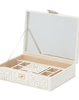 Wolf Marrakesh Flat Jewellery Box Cream